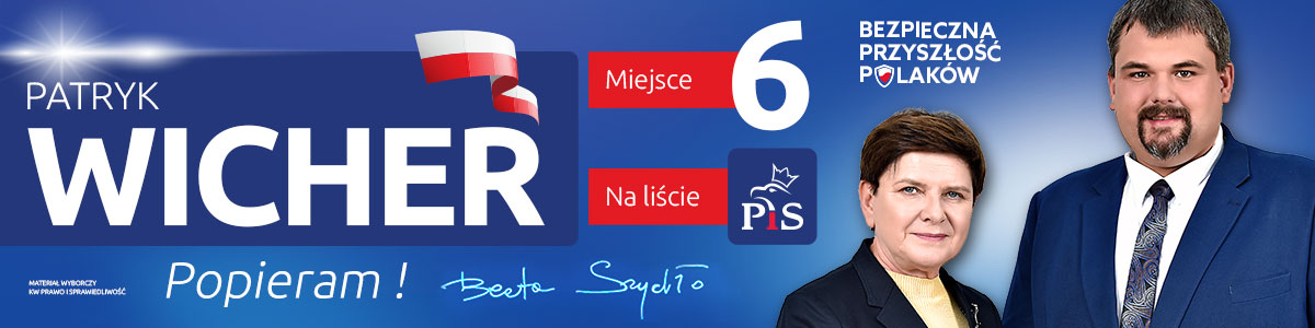 Patryk Wicher Poseł na Sejm RP 